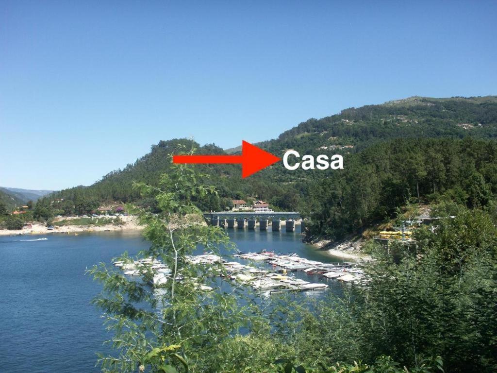 Apartmán Casa De Casarelhos - Vistas Rio, Campo E Montanha - Lareira Geres Exteriér fotografie